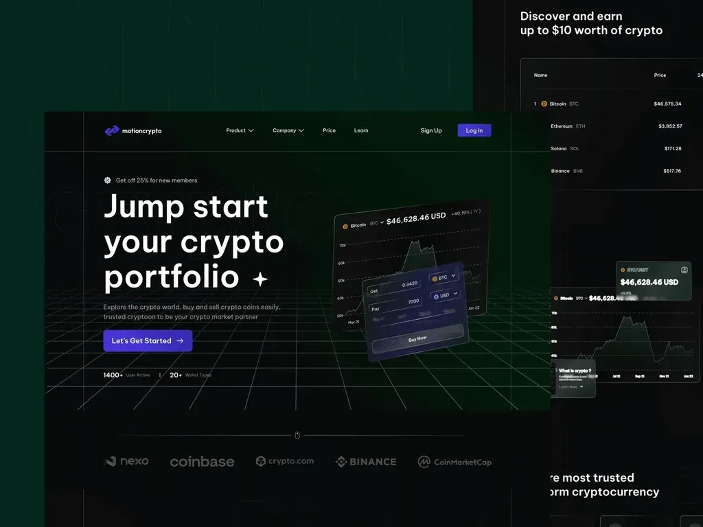Motioncrypto · Website