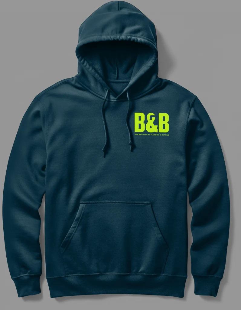 B&B hoodie, front